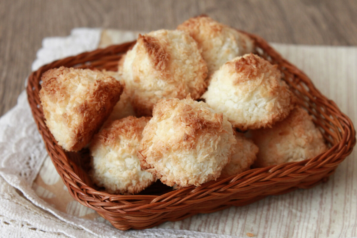 Рецепты печенья с кокосовой стружкой и шоколадом