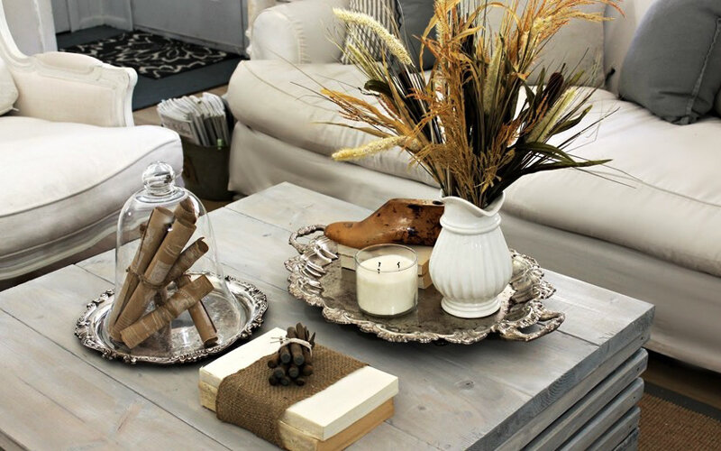 Декорирование стола с помощью декупажа