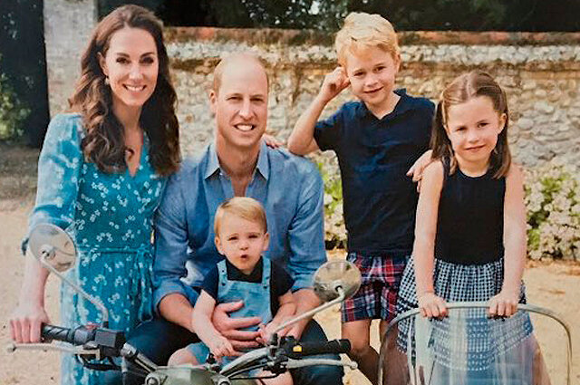 Новое рождественское фото принца Уильяма и его детей