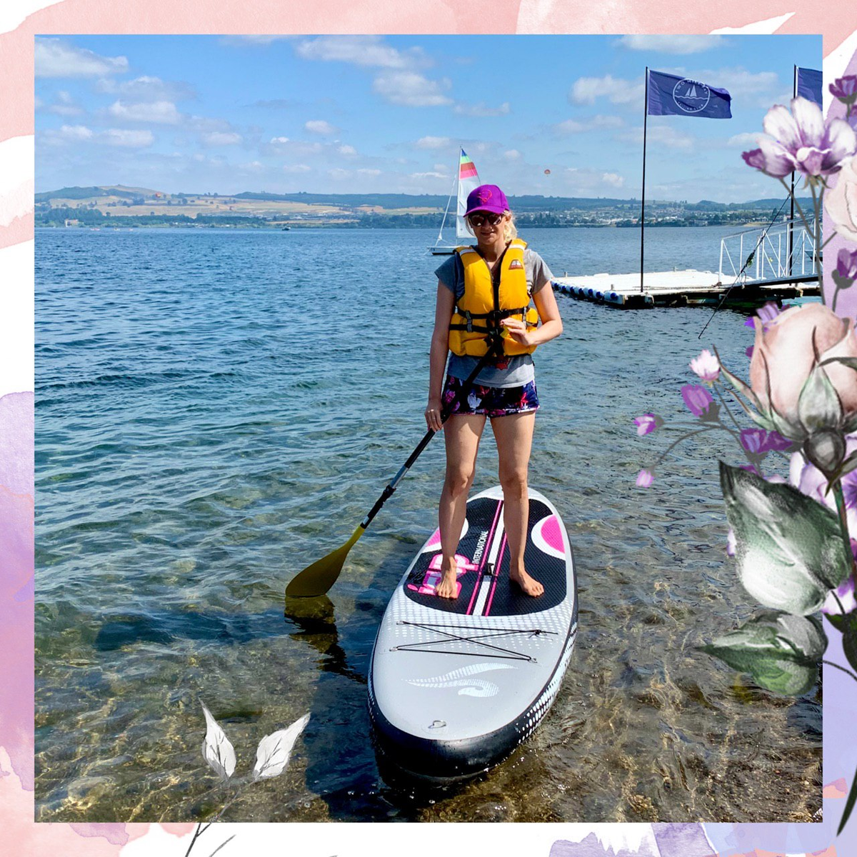 фото с озера Taupo