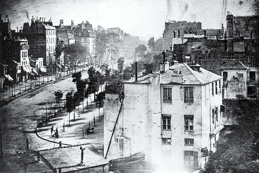 Луи Дагер. Парижский бульвар. 1839г.