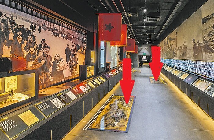  Вот так выглядит музейный комплекс изнутри. В этих нишах разложено трофейное оружие. Фото Вадима САВИЦКОГО