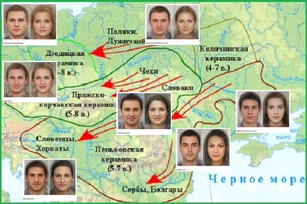 Первая волна миграции славян. (прото славик.ру\ру след.ру\автор)