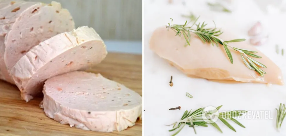 Домашняя колбаса из куриного мяса