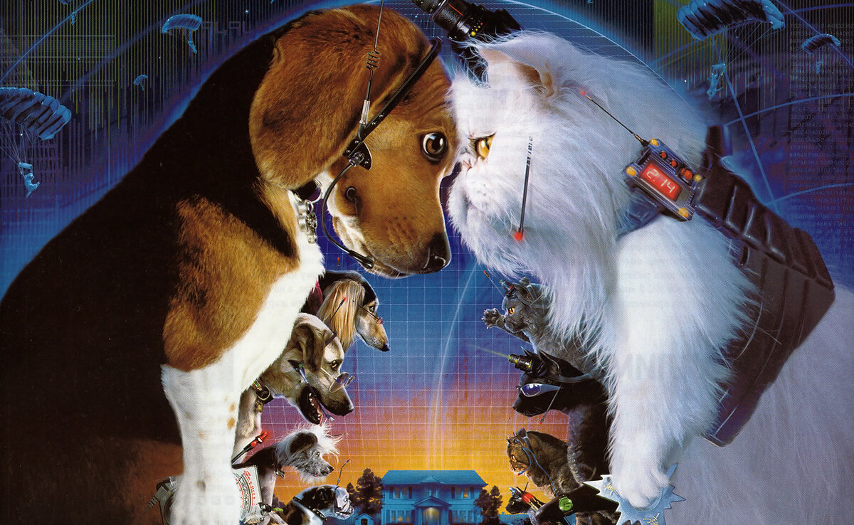 Постер фильма "Кошки против собак", 2001 год