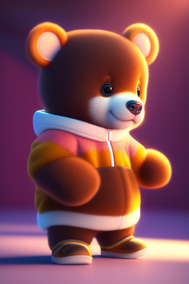 Жил-был медведь по имени Бенни. Бенни жил в лесу, но ему надоело жить в пещере. Он хотел собственный дом, место, где ему было бы тепло и комфортно. 
Итак, он решил построить дом. Он собрал ветки, листья и грязь, чтобы построить стены. Он использовал крепкие палки для крыши и даже сделал дымоход из камней.

Бенни работал день и ночь над своим домом, используя свои острые когти, чтобы копать, свои сильные руки, чтобы носить материалы, и свой ум, чтобы понять, как все это собрать.

Наконец настал день, когда дом Бенни был закончен. Он был так горд собой, что пригласил всех своих лесных друзей посмотреть на это. Они были поражены тем, насколько красивым и уютным был дом.

Бенни провел много счастливых лет в своем доме, живя в комфорте и непринужденности. Он никогда не забывал тяжелую работу и решимость, которые потребовались для его постройки, и каждый день был благодарен за свой дом в лесу.

Итак, история медведя Бенни и его дома стала легендой в лесу, и поколения животных услышали эту историю и вдохновились решимостью и трудолюбием этого умного и находчивого медведя.