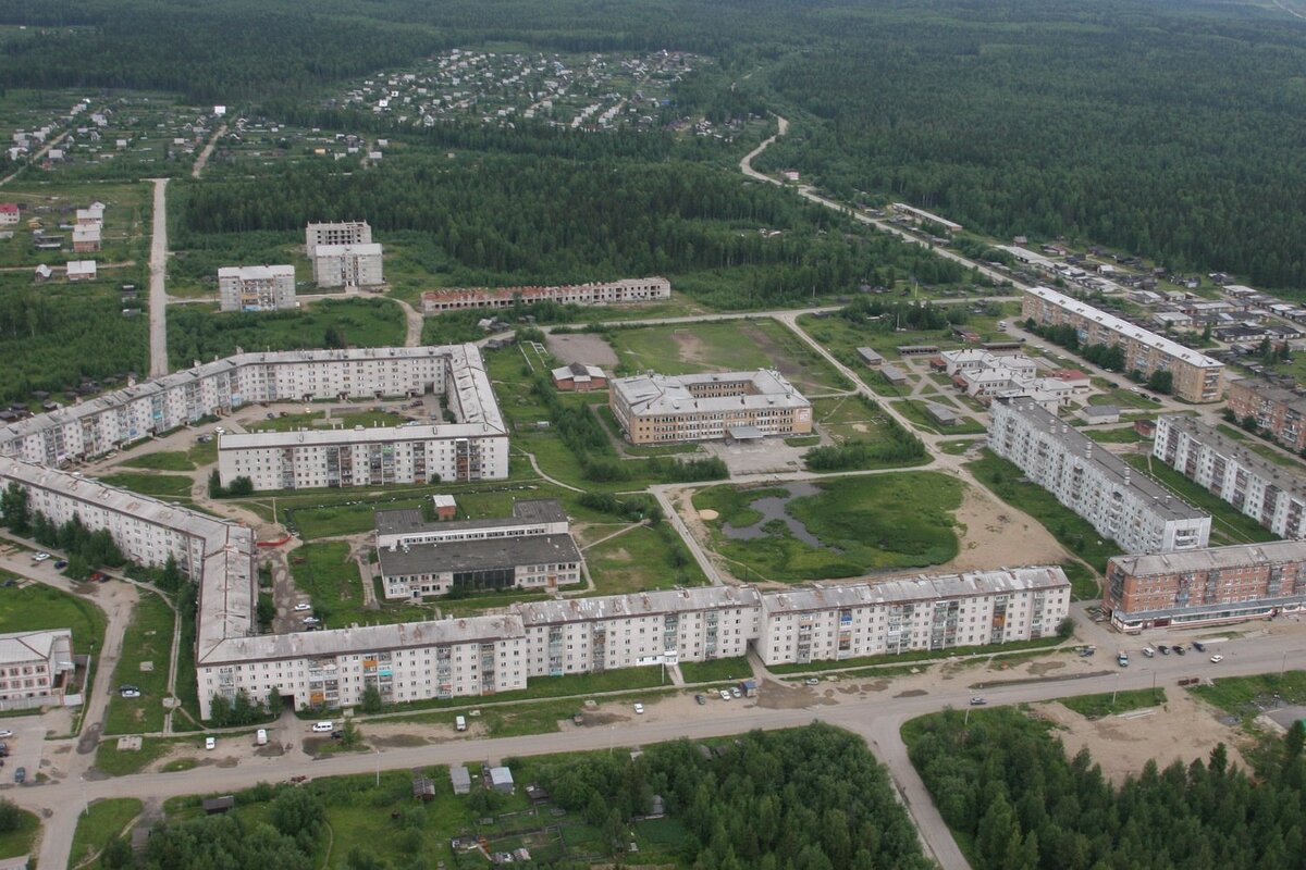 Троицко-Печорск с высоты птичьего полета. Фото из открытых источников.