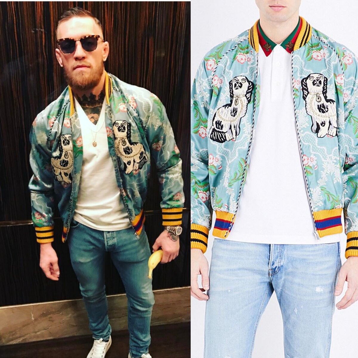 Gucci Spaniel and Tiger applique Bomber - 247500 руб.