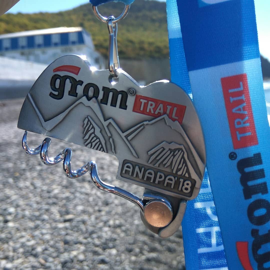 Трофей финишёра - медаль со штопором