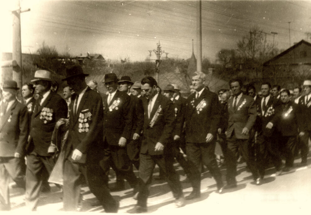 Ветераны Великой Отечственной 9 Мая 1970 года...