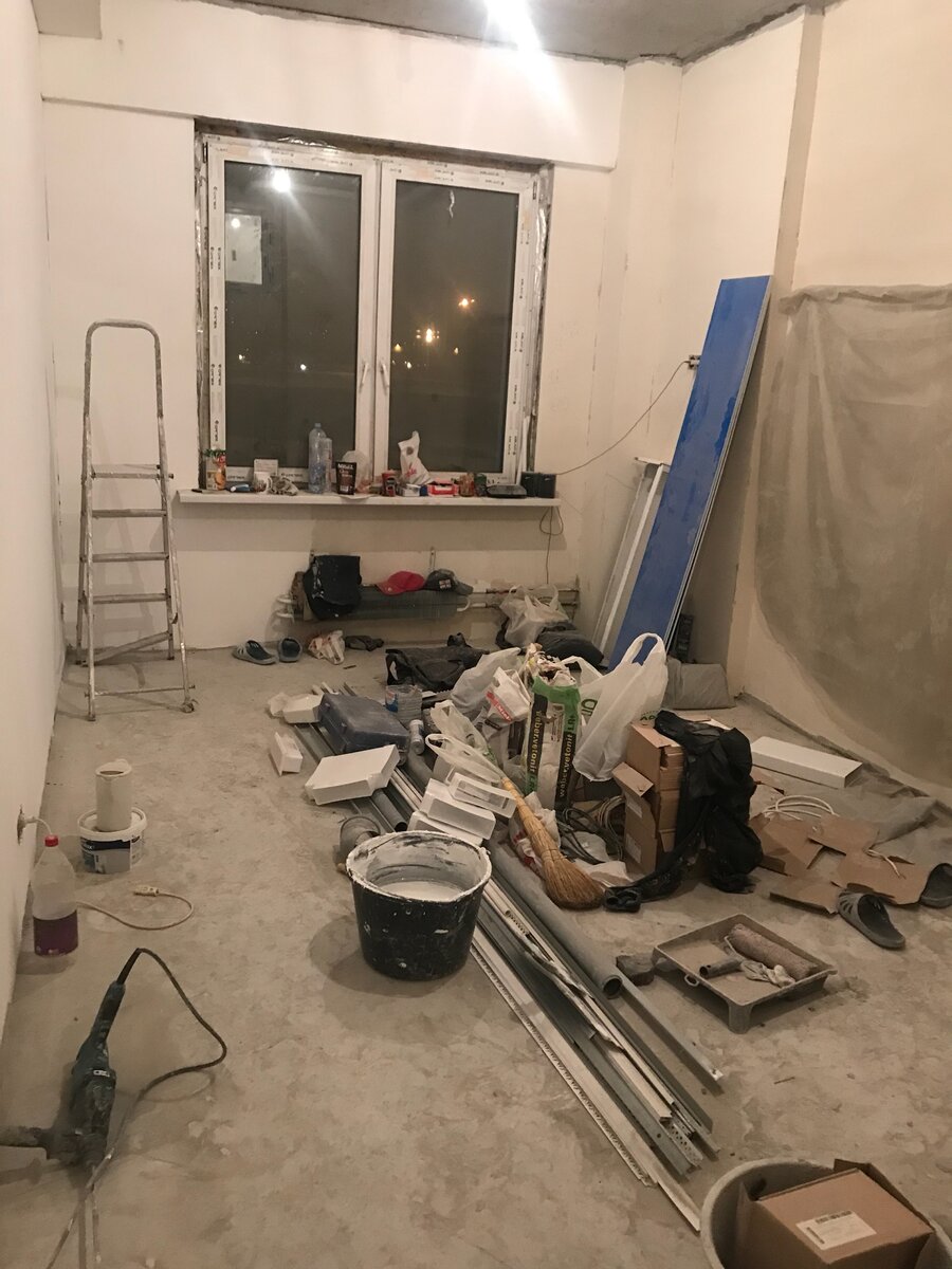 Наш ремонт в разгаре