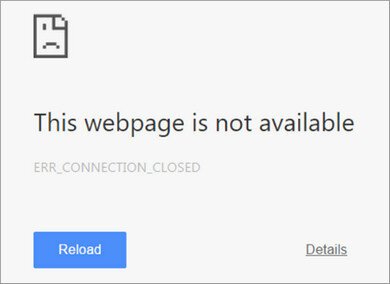 Разбираемся с Err connection closed в Chrome