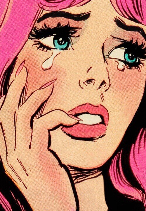 Crying girl, @lacrimozart