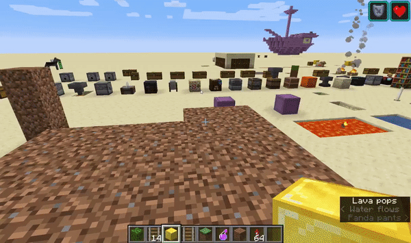 Рельсы «помнят» расположение благодаря тегу данных BlockStateTag