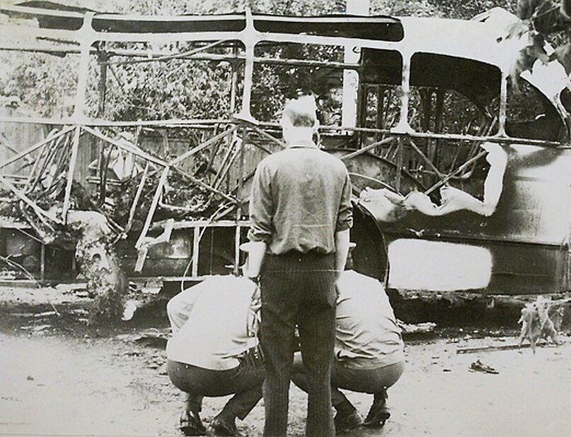 Июнь 1971 год. Теракт взпвы автобуса в Краснодаре в 1971 г. Петром Волынским 1971.