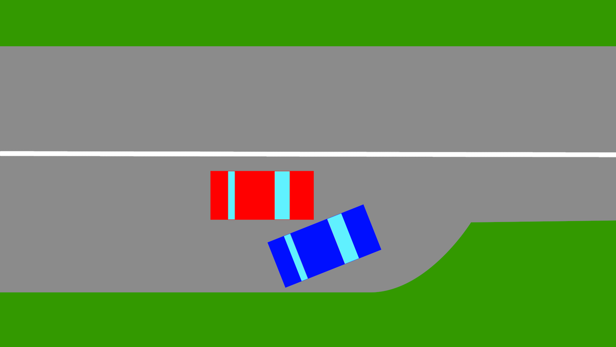 Синий или красный? - Кто виноват в ДТП при сужении дороги | Автомобильно |  Дзен