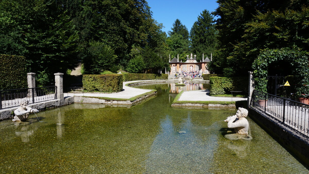 Парк Хельбрунн. Фото автора.