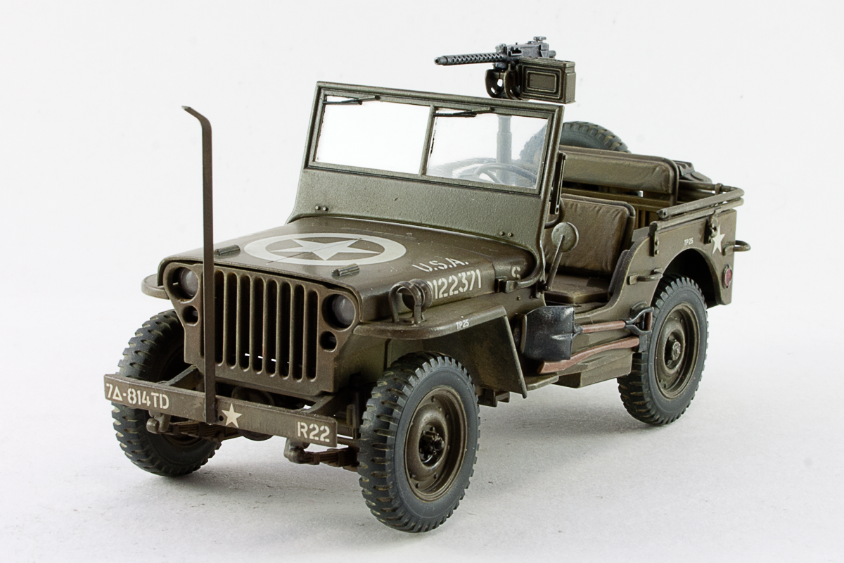 Jeep Willis MB, масштаб 1:35, производитель Tamiya