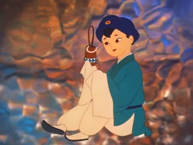 ГГ радостно общается с белой змеей на фоне смятой фольги (скриншоты мои, поэтому они такие обшакаленные)