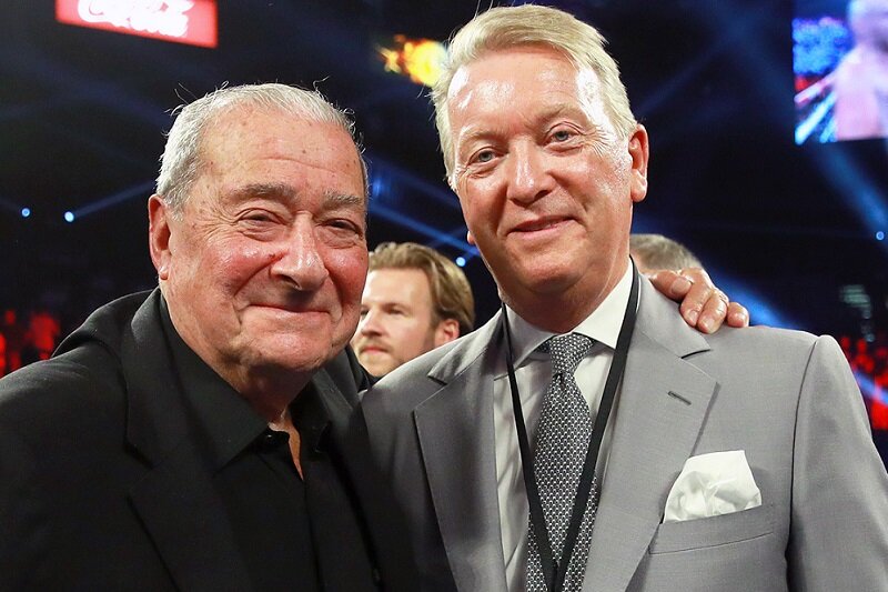 Боб Арум (слева) и Френк Уоррен