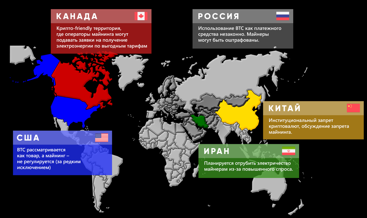 Карта криптовалютная для россии