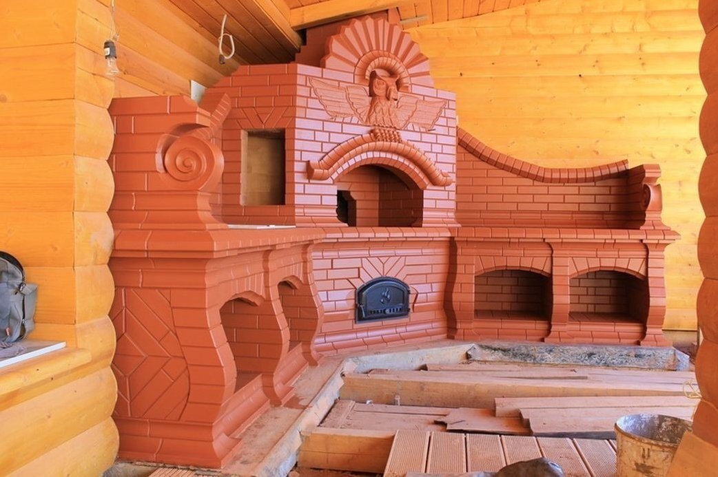 Русская печь из кирпича