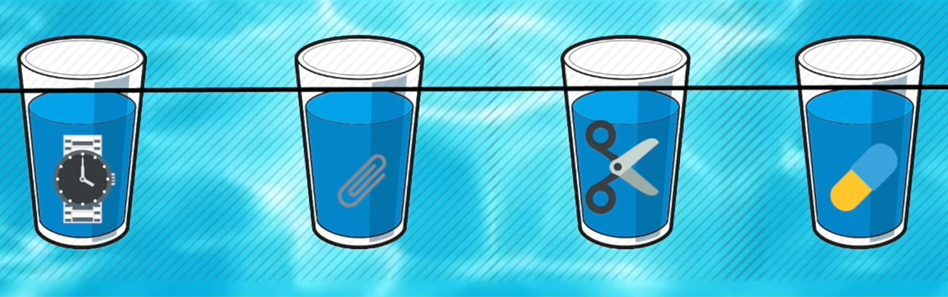 В четыре одинаковых стакана. В каком стакане больше воды. Предмет в стакане с водой. Задачка с водой стаканчики. Четыре стакана с водой.