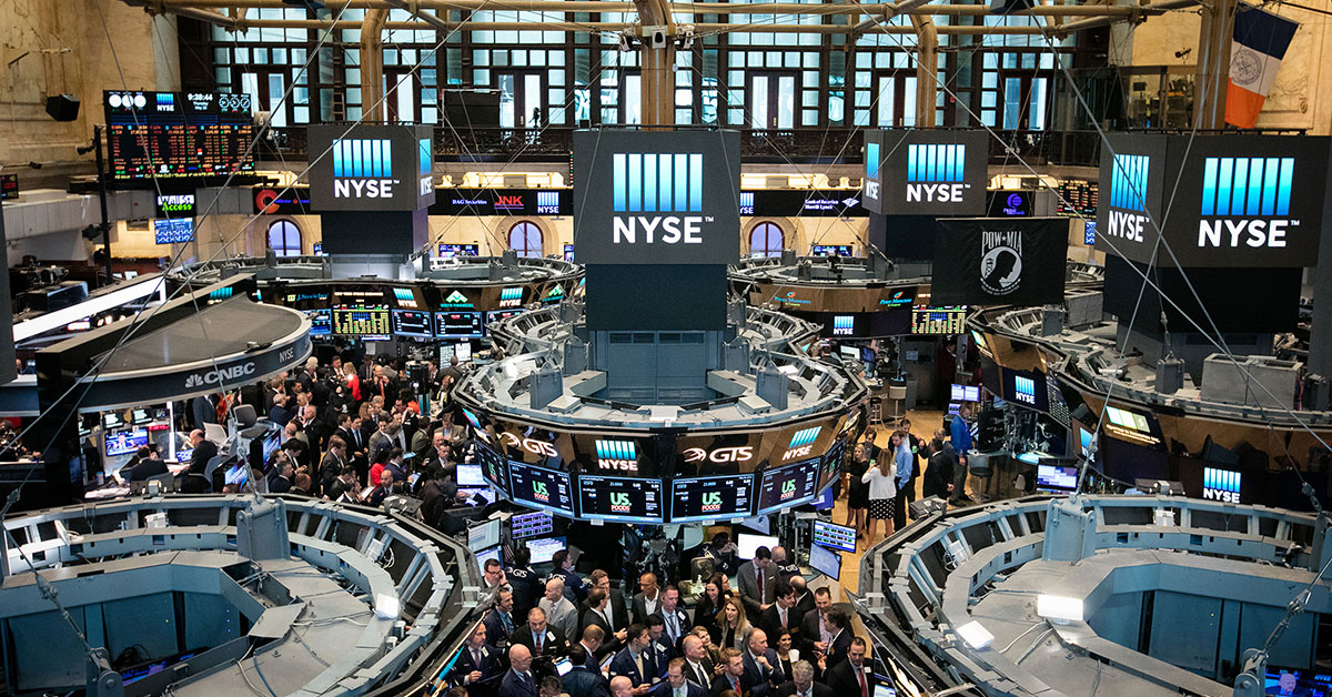 Разгар рабочего дня на NYSE