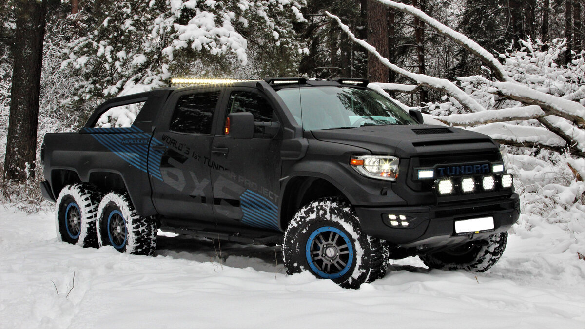 Самая дорогая Toyota в мире - сделано в России! Toyota Tundra 6x6! | На  колёсах | Дзен