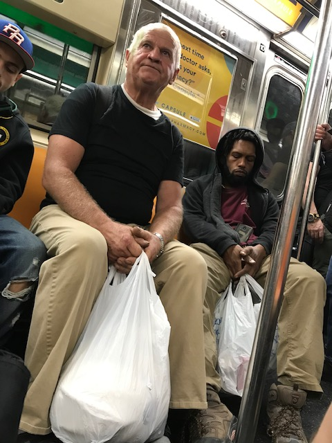 в подземке Нью-Йорка