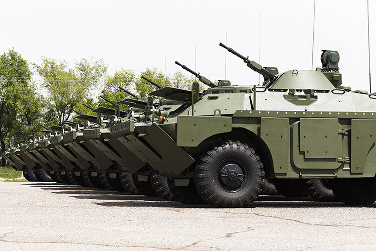 Бронемашины БРДМ-2М. Фото пресс-службы Минобороны РФ