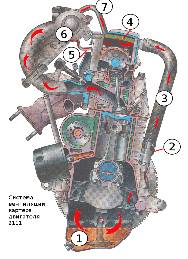 Как работает сапун двигателя. Система вентиляции картерных газов ВАЗ 2112. Система вентиляции картерных газов ВАЗ 8кл. Система вентиляции картерных газов ВАЗ 2112 16 клапанов. ВАЗ 2112 система вентиляции картера.