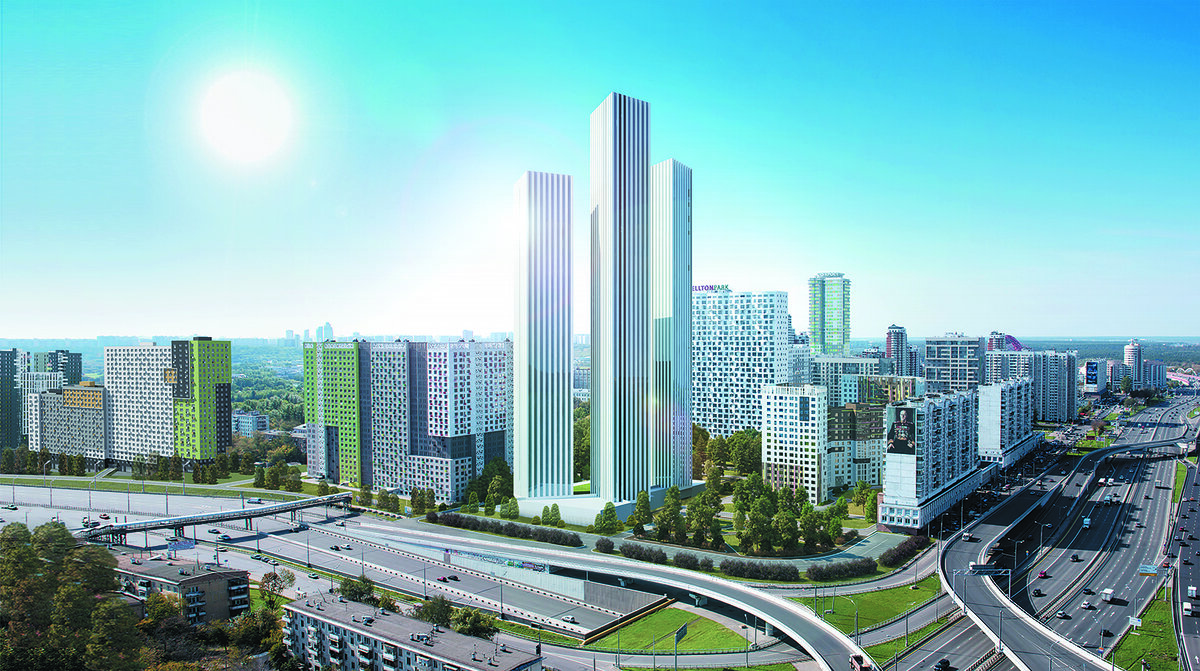 ЖК Wellton Towers, Москва, пр. Маршала Жукова / ул. Народного Ополчения. Фото из открытых источников Яндекс. картинки