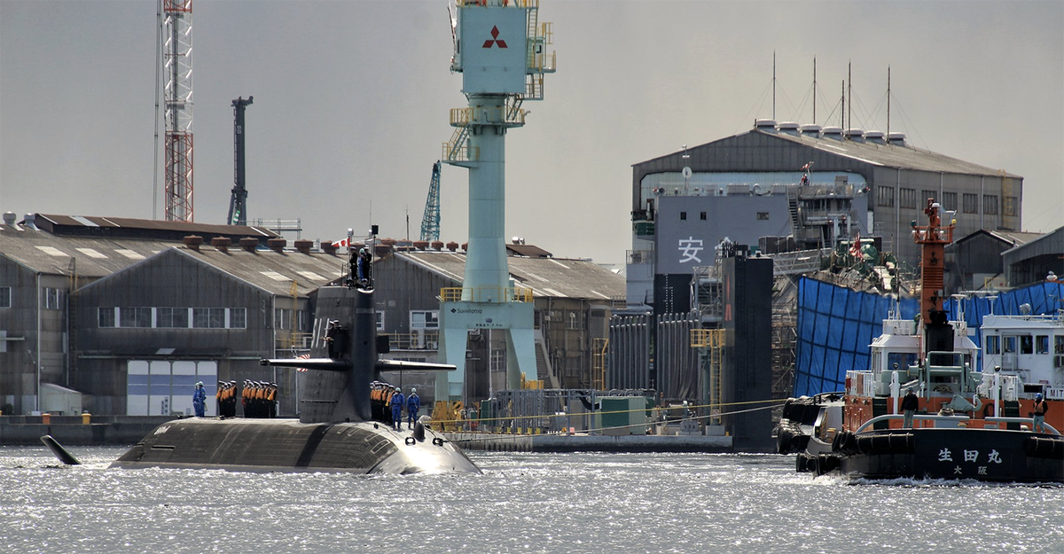 JMSDF ввели в строй свою первую подводную лодку с литий-ионными аккумуляторами SS-511 JS Ōryū