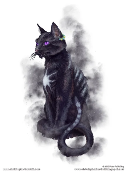Король кошек (арт Кристофера Бёрдетта).