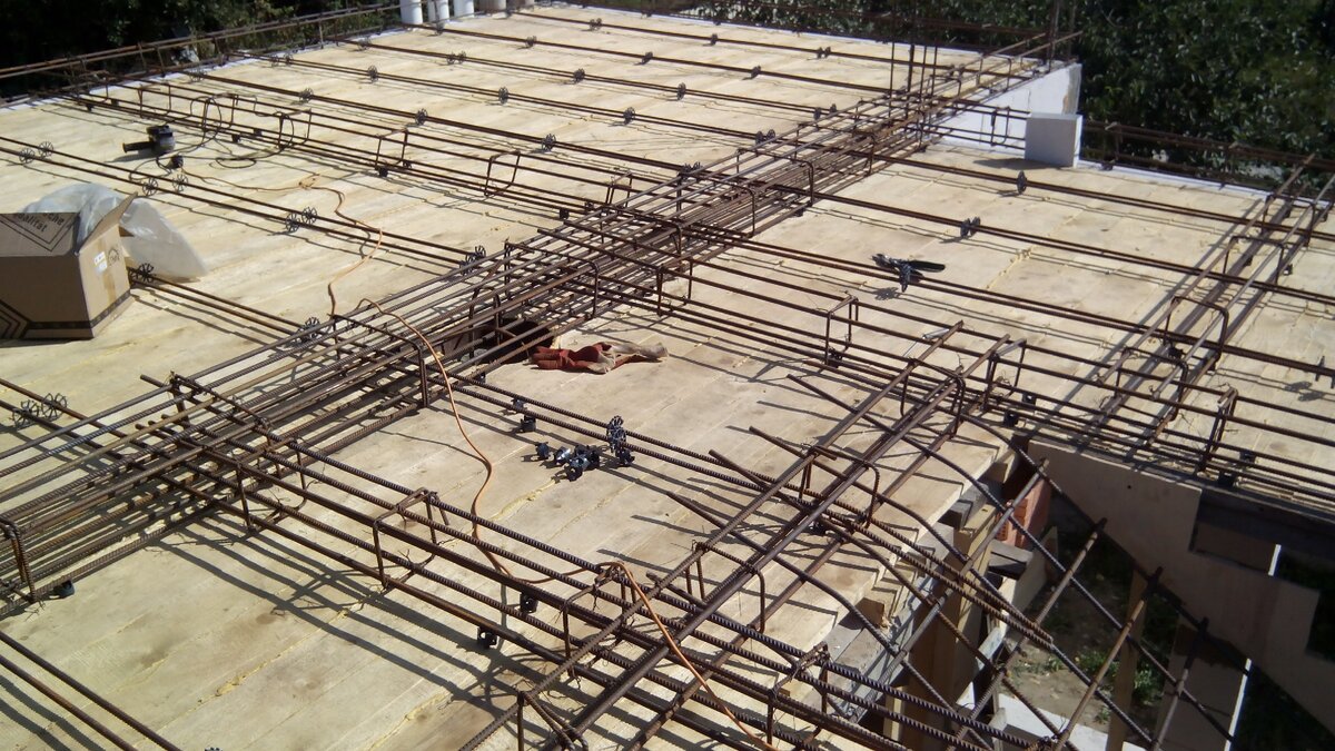 Каркас ребристого перекрытия