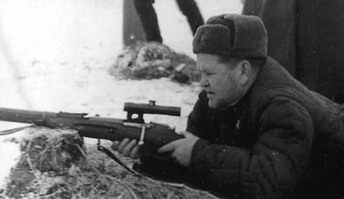 Василий Зайцев во время боевых сражений
