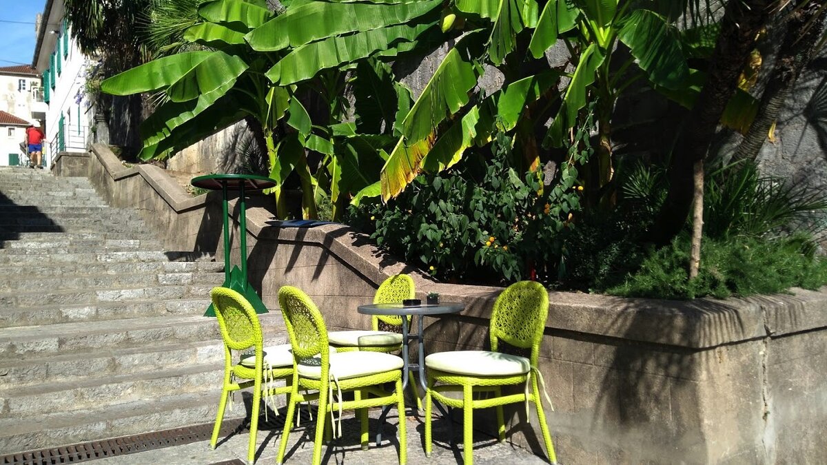 Посидеть под бананами - мечта...