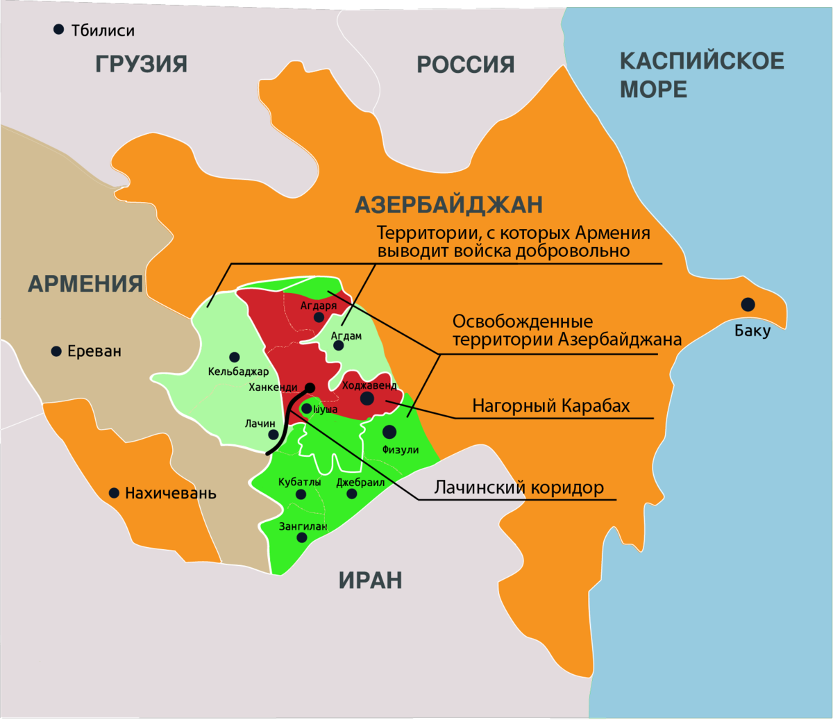 Карта из открытых источников в интернете.