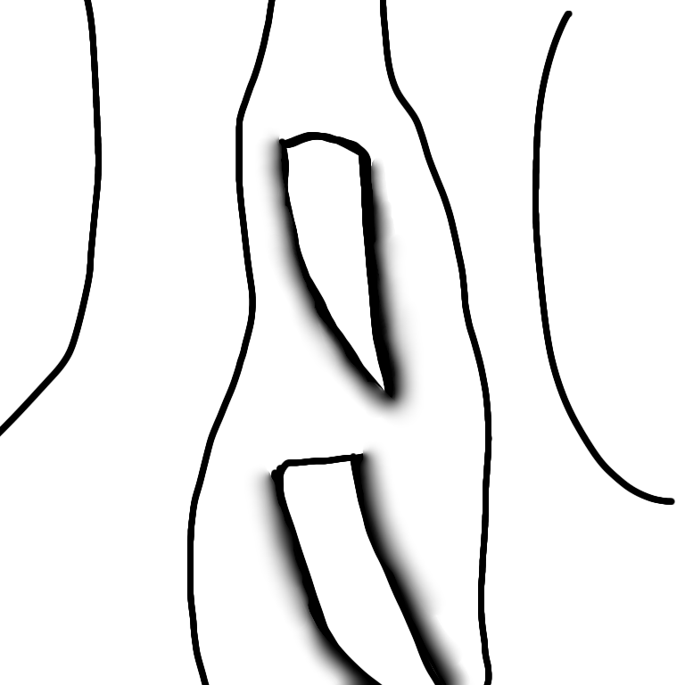 Капюшон зажат 