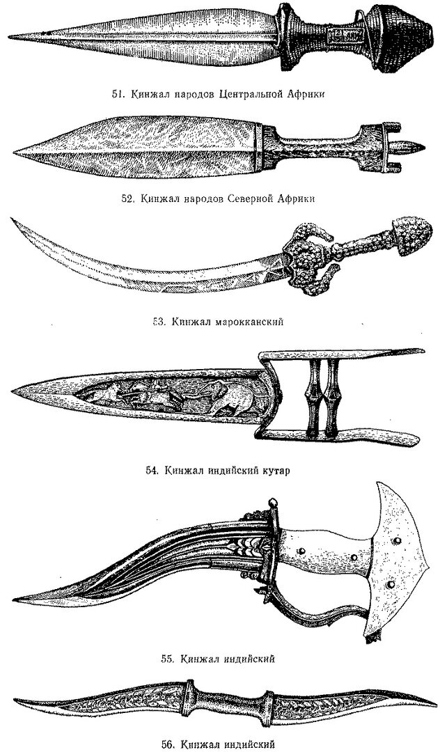 Двухклинковые ножи и кинжалы