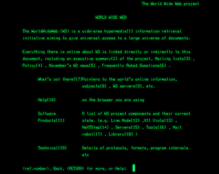 скриншот сайта line-mode.cern.ch