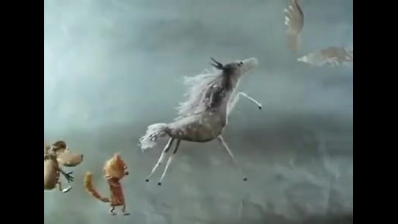 Красивая песенка из мультфильма (не то детского, не то взрослого) в исполнении Татьяны и Сергея Никитиных.кадр из мультфильма "Большой секрет для маленькой компании"