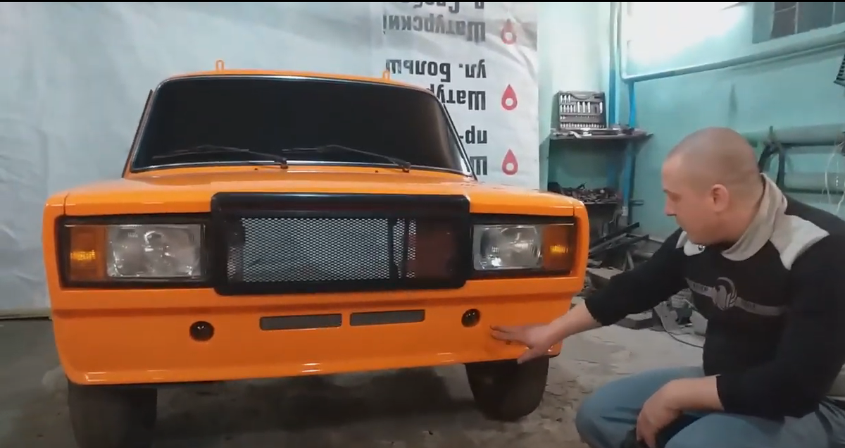 Половинка ВАЗ 2107.