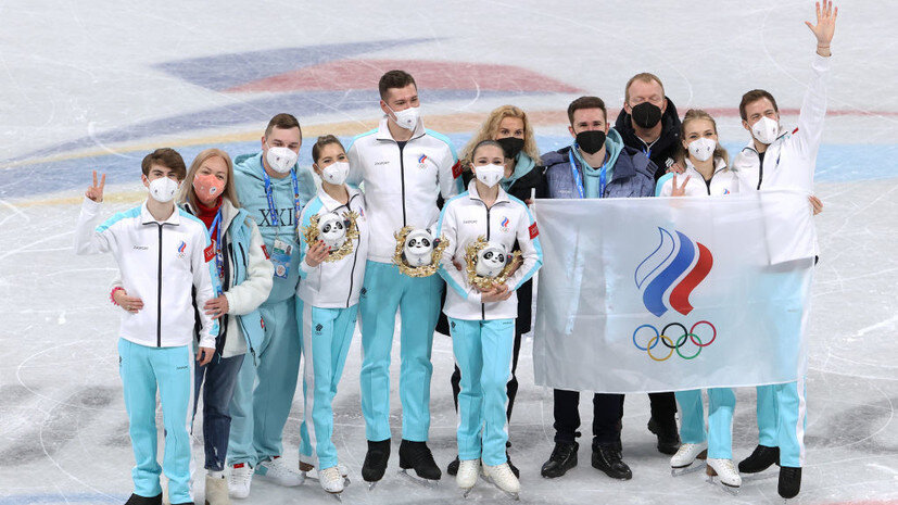 Олимпийские чемпионы Пекина в командном турнире.