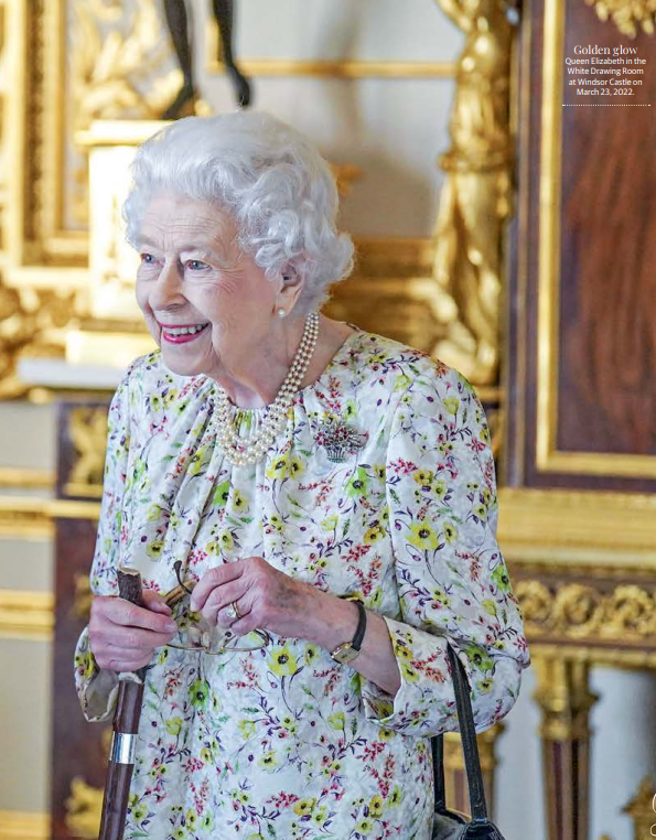 Скриншот-цитата из журнала о Платиновом юбилее 