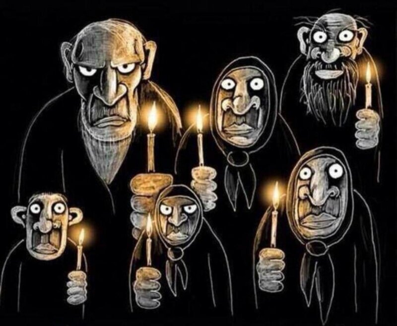 А что тут не так? Просто клуб любителей свечек. Должно же быть какое-то общее основание для объединения в кучки народу?