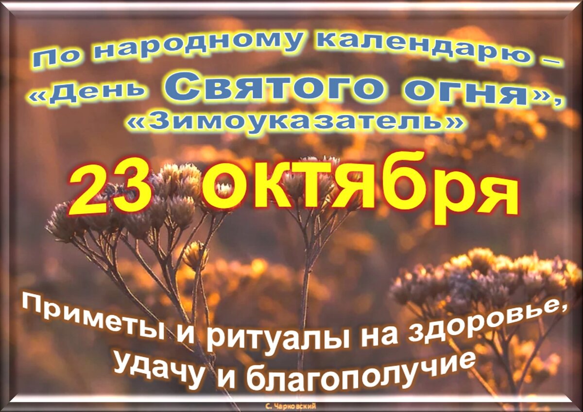 Праздники 29.10 2023