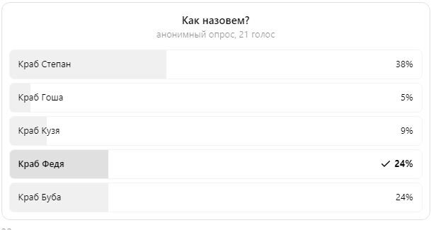 Итоги голосования