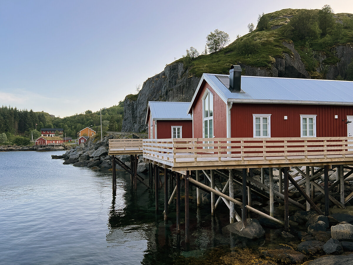 Рыбацкая деревня Нусфьорд (Nusfjord).  Фото автора